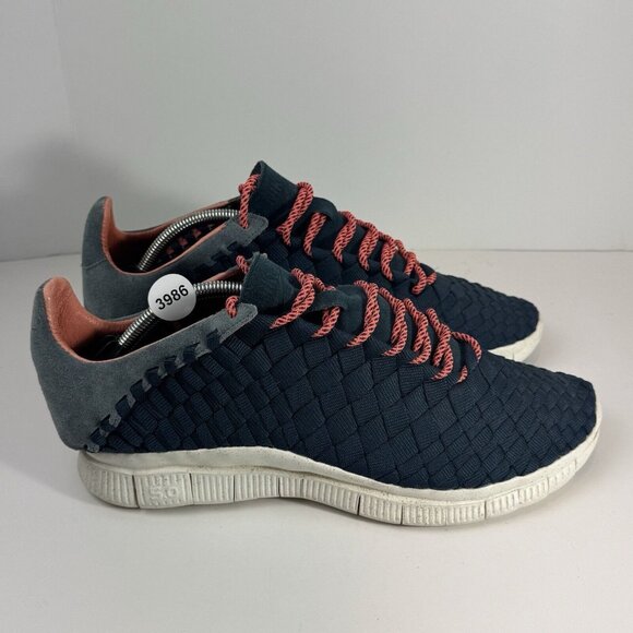 Nike Free Inneva Woven Mens Size 11.5 Blue Athletic Sneakers 579916-444 - Picture 1 of 8